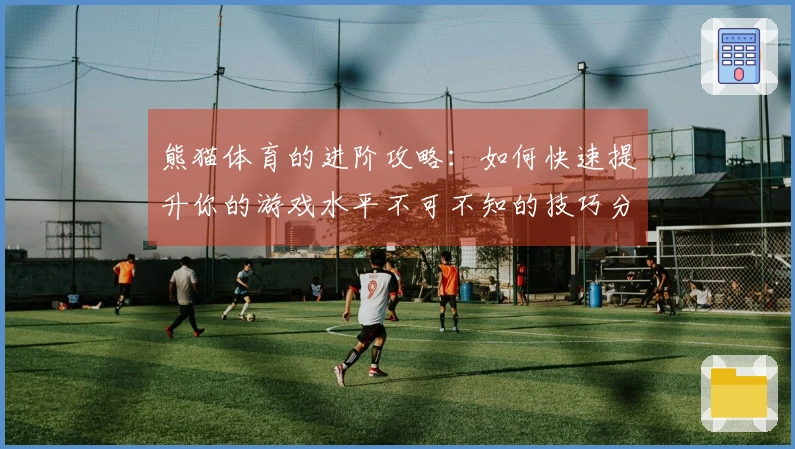 熊猫体育的进阶攻略：如何快速提升你的游戏水平不可不知的技巧分享